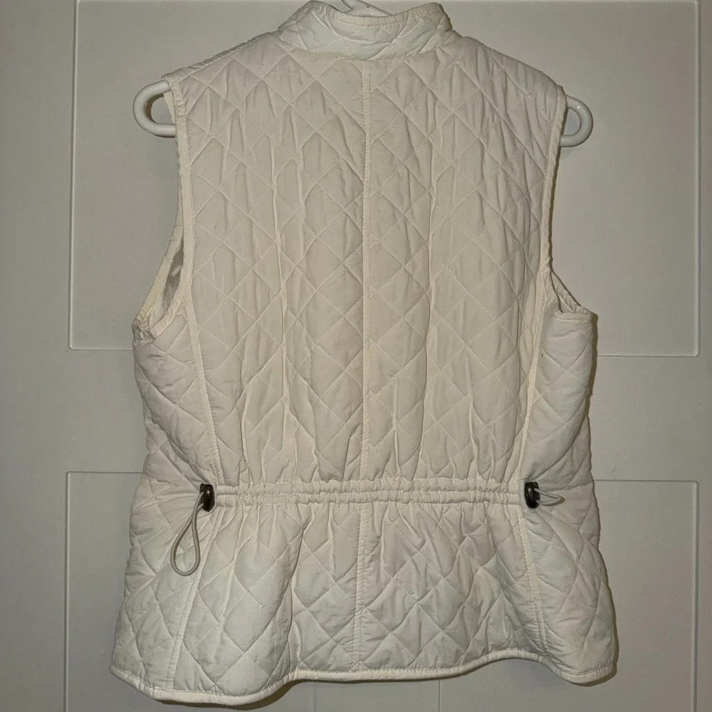 Croft & Barrow Cream Quilted‎ Vest
